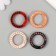 Carabine metal, plastic "Ring with rhinestones" MIX 2.5x2.5 cm