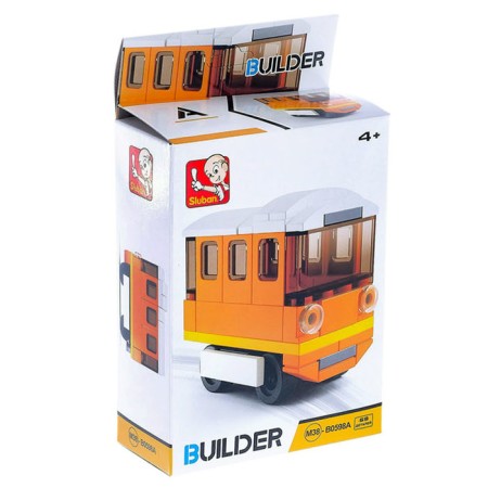 Designer "City Transport", 59 parts, 4 types, mix-4