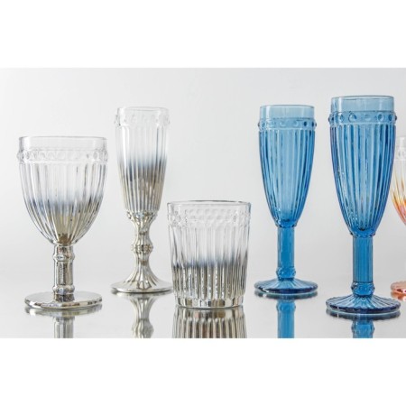 A glass of glass for champagne Bosphorus, 180 ml, 7 × 20 cm, blue color-6