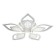 Ceiling light ESCADA, 10288/10LED. 1x130W, LED, 9758LM, 3000-6500K, 660x660x100 mm, white color