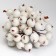 Decorative berries, white, 7 × 6 × 7 cm, 40 berries