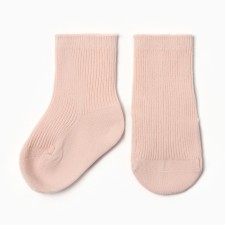 Children's socks minku, peach color, 12-14 cm
