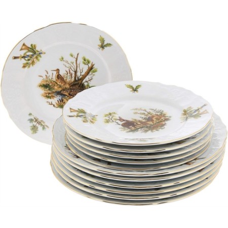 Dining set 6/24 BERNADOTTE, Decor "Hunting Stories", 24 subjects-6