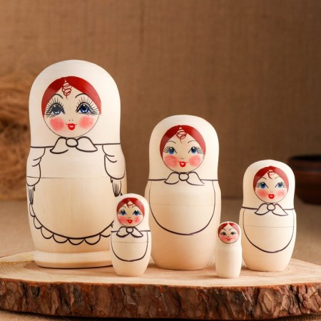 Matryoshka "Bolshoi Personal" 18cm, 5 puppet, manual painting