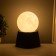 Table lamp "Full Moon" LED 1x40W E27 Black 12x12x21cm