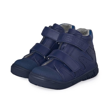 Baby boots, size 23, dark blue color