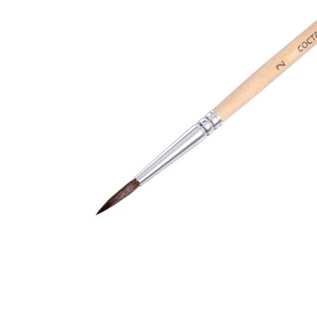 Squirrel Brush Round No. 2, handle tree-2