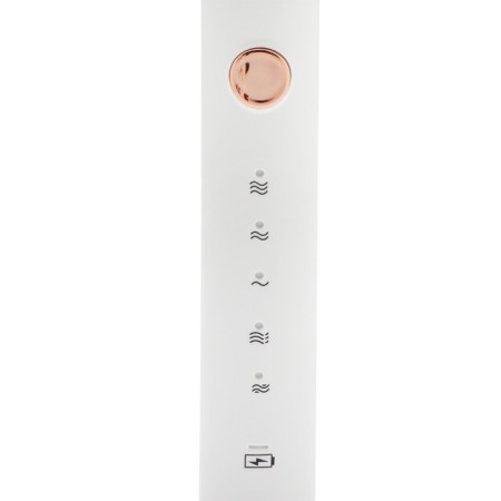 Electric toothbrush Luazon LP-002, vibration, 31000 DV/min, 4 nozzles, batteries, white-7