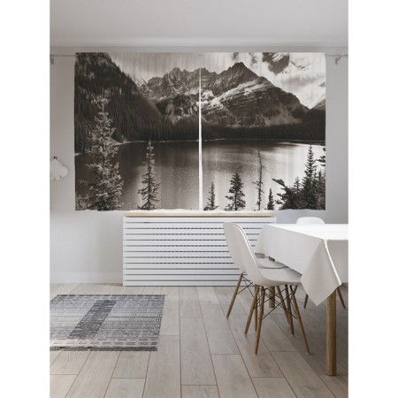 Photostes "Mountain Flight", Saten, size 145x180 cm, 2 pcs