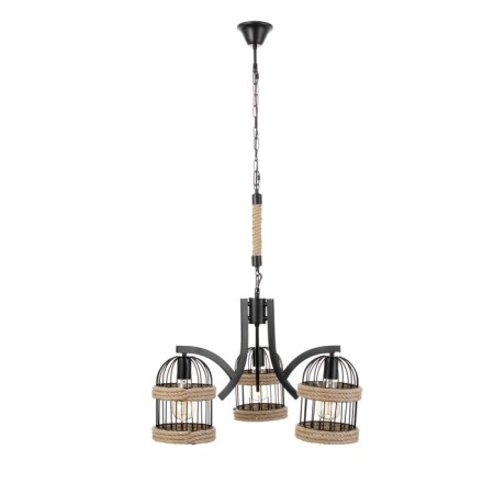 Senza chandelier 3he27 Black 44x39x20 cm-3