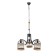 Senza chandelier 3he27 Black 44x39x20 cm