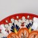 Candy of Rishtan ceramics "Flowers", red