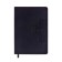 Dated diary 2025, A6+, 176 sheets "Lyon", solid cover, pancake embossing, with liesa, block 80 g/m2, black