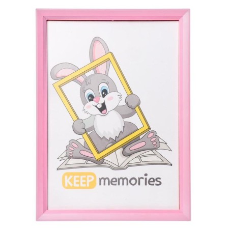 Photo frame plastic L-5 21x30 cm Pink mix (plastic screen)-3