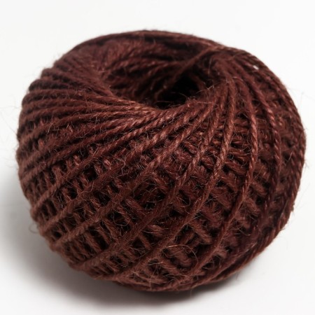 Yarn 100% juts "Softino Jute Colored" 50m ± 2m chocolate 50 g-2