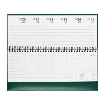 Dated 2024, 294 x 142 mm, 64 sheets, on the crest, attomex.orion, solid boumvil cover, block 70 g/m2, green-9