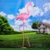 Garden figure "Flamingo" 92x32x13cm