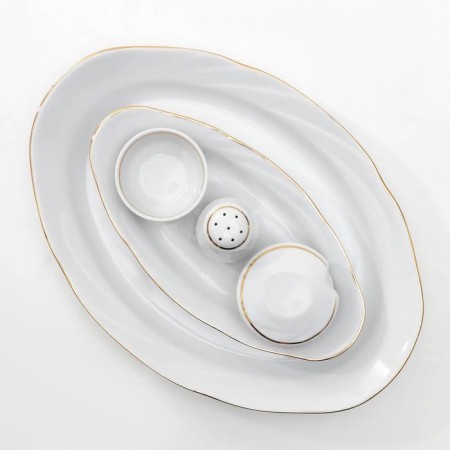 Service table porcelain "Classic", 37 items, 4 types of plates-3