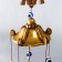 Wind Music Metal "Elephant" from the evil eye 6 bells 48x8x8 cm