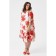 Women's dress, size 76, red color