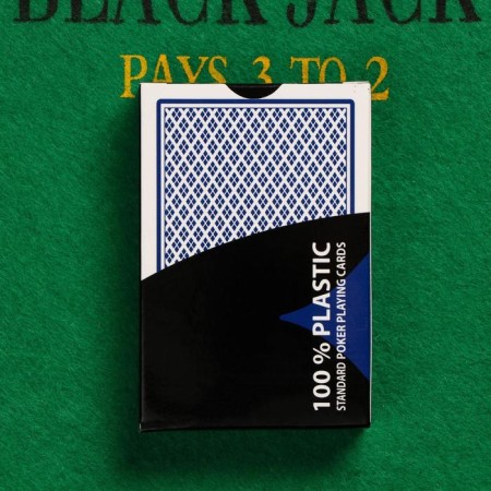 Plastic playing cards, 55 pcs, 34 md, 6.5 x 9 x 2 cm, mix-1