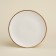 Dining porcelain SL Home "Wave in Stone", D = 20.5 cm, white color