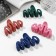 Hair crab "Matte" wave Color, 7 cm, mix