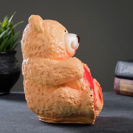 Копилка "Мишка с сердцем" 16х20см-3