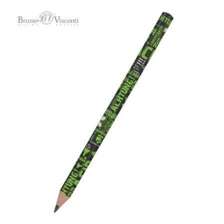 Chernographic pencil BrunovisConti Happygraphix Jumbo "Chemistry", 4V, three -sided
