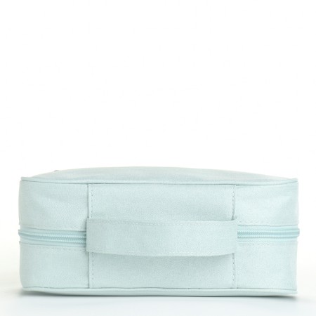 Cosmetic bag with lightning, blue color-1