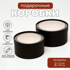 Box - tube 2 in 1, with a transparent cover 