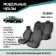 Auto-Cherkhls for Nissan Sunny, 1998-2004, with para. 2nd row and built-in. Podg., Jacquard black/Jacques