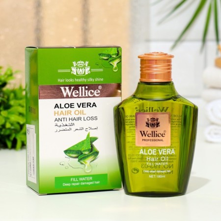 Professional oil from hair loss with aloe vera, 180 ml
