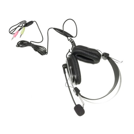 Headphones with A4Tech HS-50 microphone Black 2.5m monitor headband-8