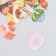 Stickers for creativity "Light dessert" PVS set of 50 pcs 3x2 cm