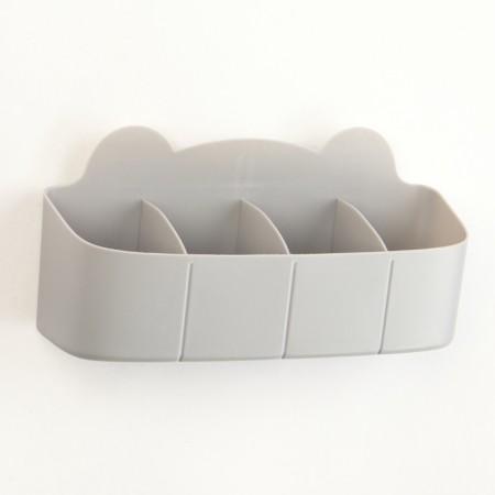 Umbrella stand, plastic, 23.5 × 7.5 × 11 cm, gray