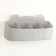 Umbrella stand, plastic, 23.5 × 7.5 × 11 cm, gray