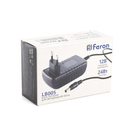 Electronic transformer for 12 W LED tape, Feron, LB005, 2A, 24 W-2
