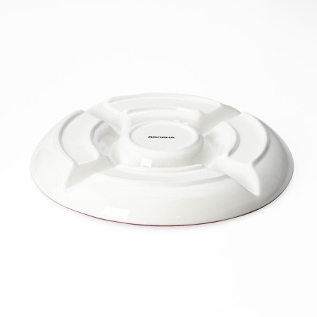 Menzhitsa 5 cells “Happy New Year”, D = 25.5 cm, white color-4