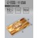 Folding box for 10 sweets "with love", 9.8 x 22 x 3.5 cm. Confectionery packaging