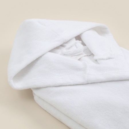 Terry robe with a hood Women's SL Home: Basic "Blanc de Blanc", district XL, 100% HL, 420 g/m2-7