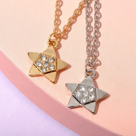 Pendant "chosen" asterisk, color mix, 40 cm