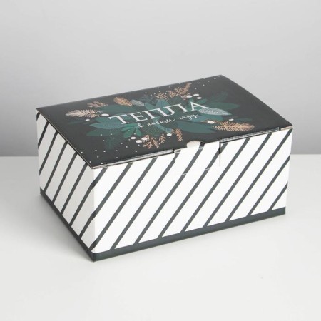 Folding box "heat", 22 x 15 x 10 cm, new year