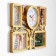 Wall clock, series: photo frames, "family tree", discrete move, 48 x 33 cm, dial 18.4 cm 9
