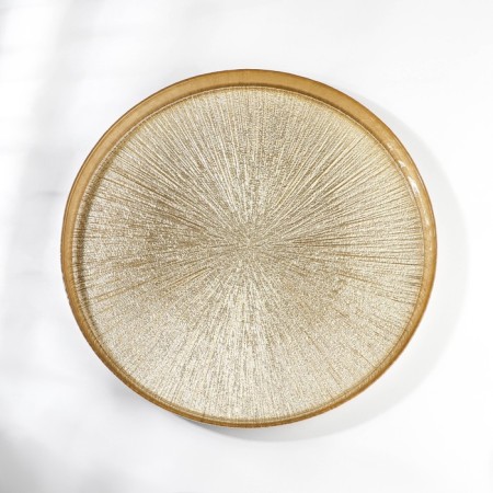 Golden Link dish, glass, d = 32 cm-1