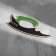 Wooden souvenir "Castet dexterity", length 26 cm, green
