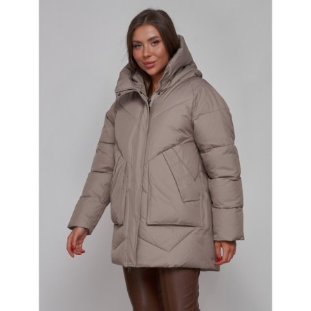 Winter jacket, size 52, light brown color-8