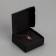 Box for jewelry, packaging, “black”, 7.5 x 7.5 x 3 cm