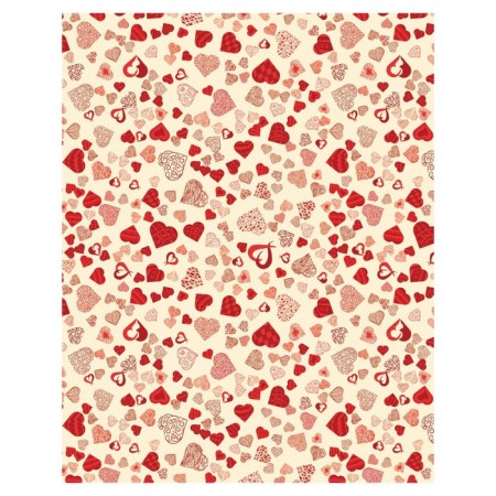 Pillow Bitter "Various hearts, decorative, size 16x45 cm-1