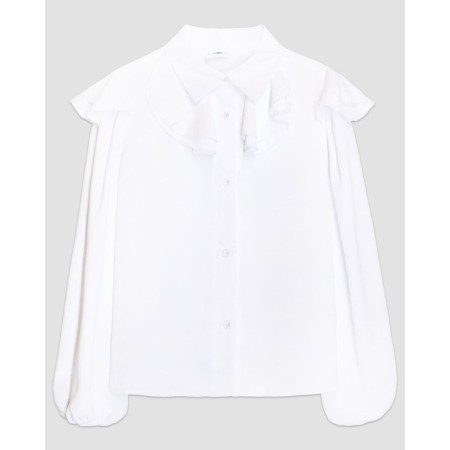 Джемпер для девочки, рост 140 см, цвет белый